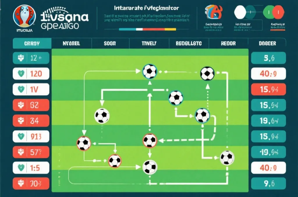 世界杯小组积分与出线概率可视化图表